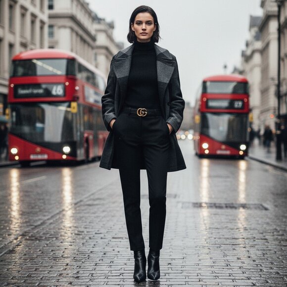 Burberry Plaid Peacoat Wool EUC - Picture 12 of 15